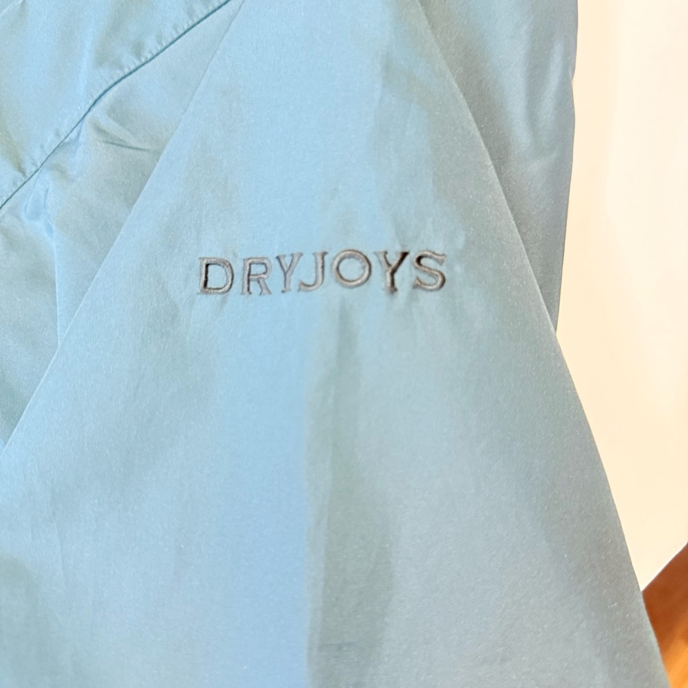 DryJoys By FootJoy  Half Zip Short Sleeve Golf Pullover Windbreaker Jacket Men M - Picture 11 of 13